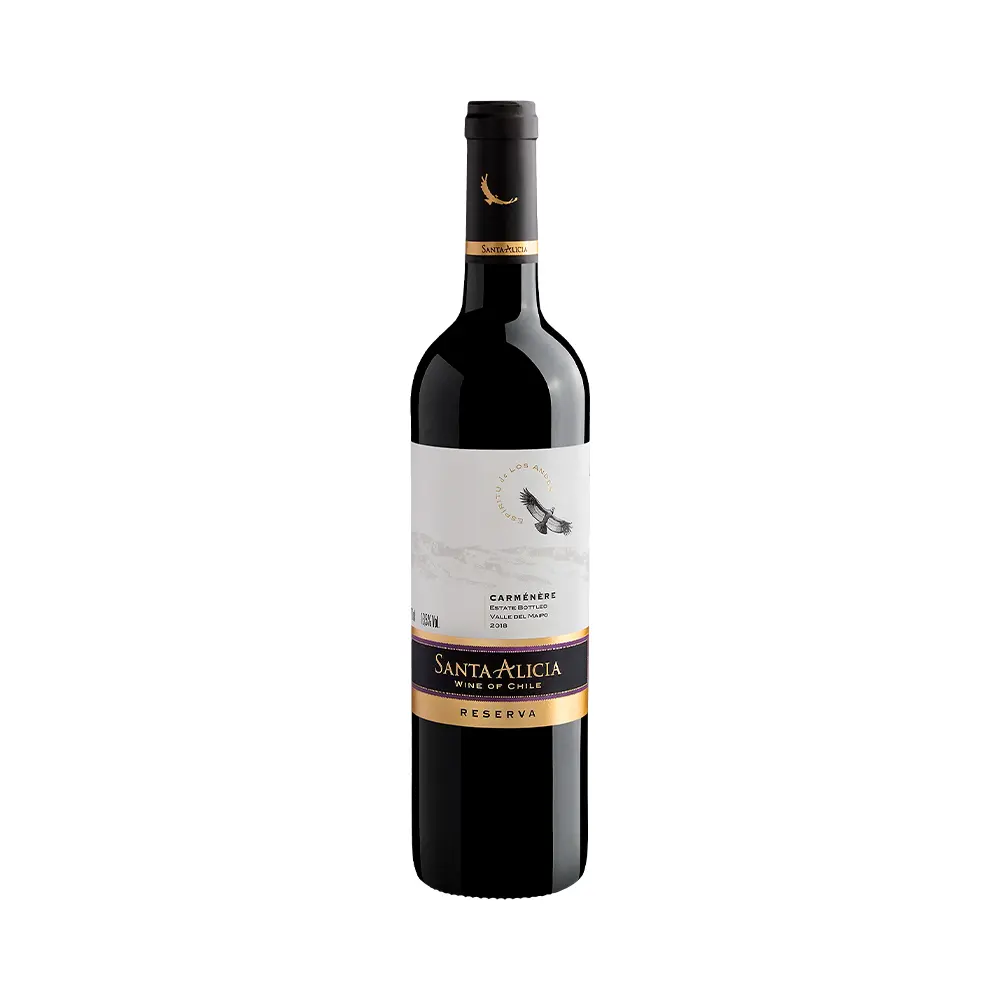 P10246.webp Vino Santa Alicia Reserva Carmenere 750ml - Imagen 1