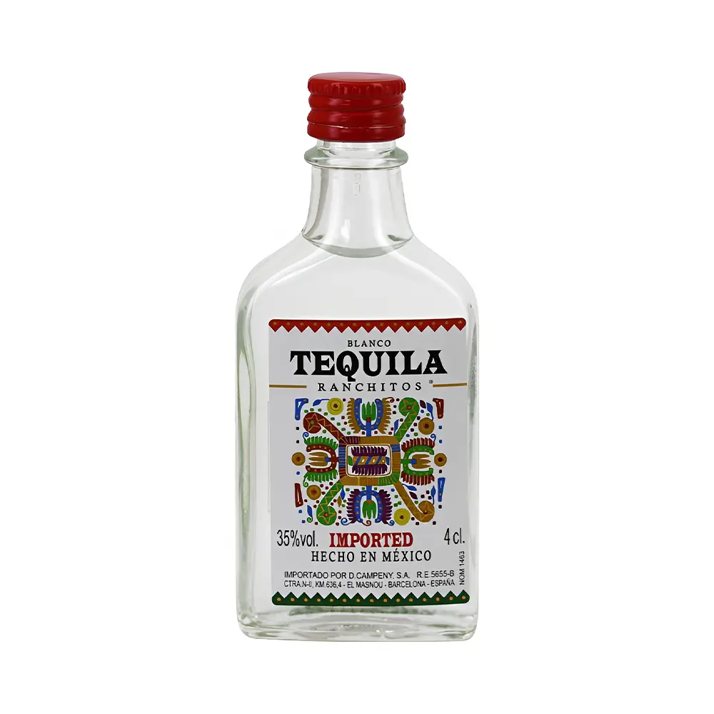 P1232737.webp Tequila Blanco Ranchitos Silver Miniatura 40ml - Imagen 1
