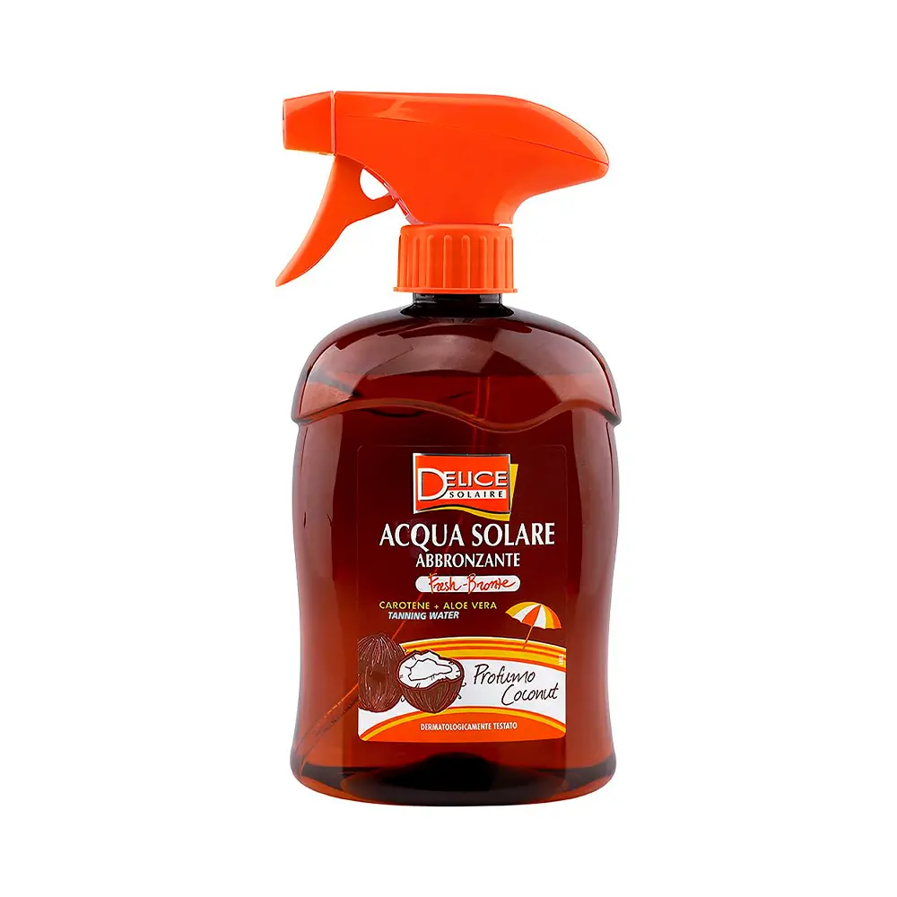 P1234257.webp Agua Bronceadora Delice Solaire Fresh Bronze Profumo Coconut 500ml - Imagen 1