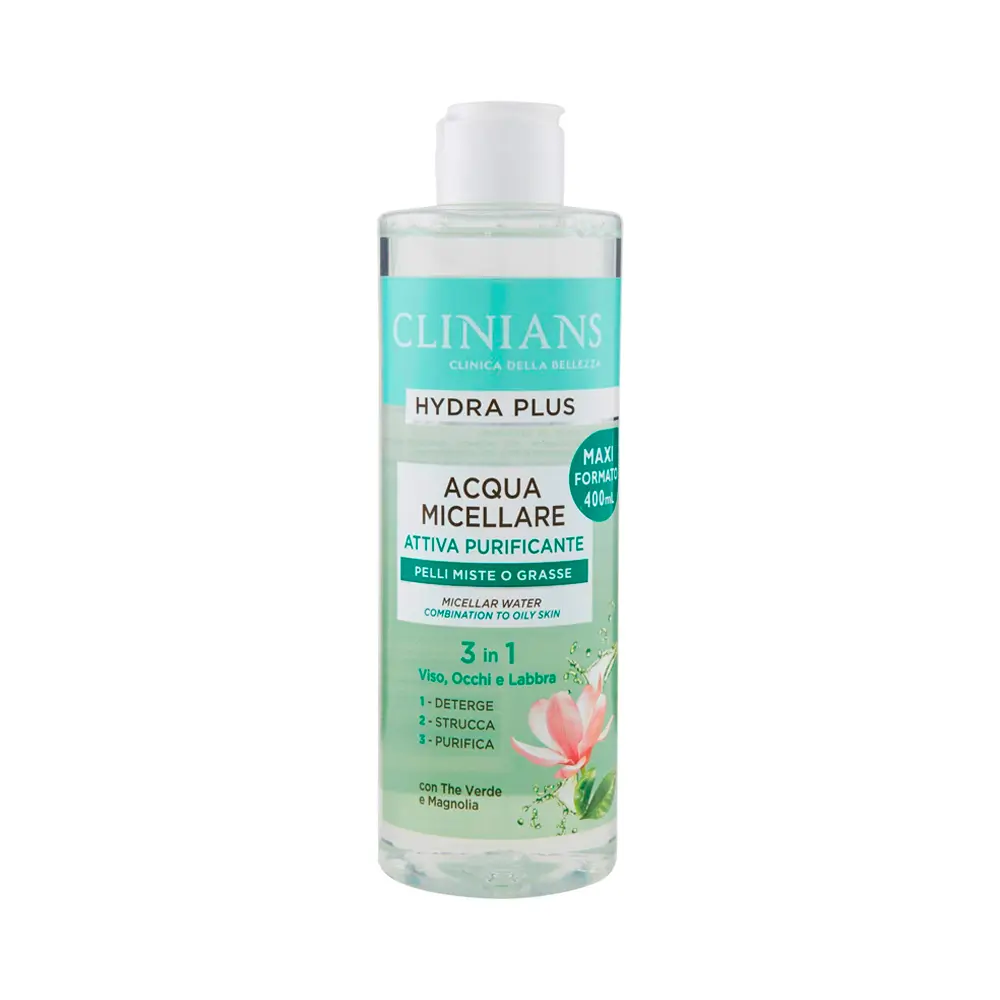 P1243262.webp Agua Micelar Clinians Hydra Plus Purificacion 3 en 1 - 400ml - Imagen 1