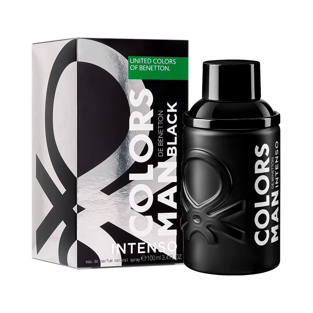 P1247943.webp Perfume Masculino Benetton Colors Man Black Intenso EDP 100ml - Imagen 1