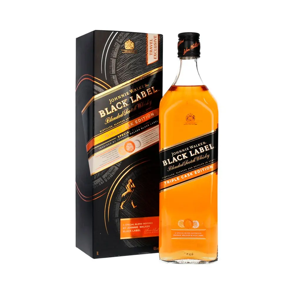 P1248153-1.webp Whisky Johnnie Walker Black Label Triple Cask Edition 1 litro - Imagen 1