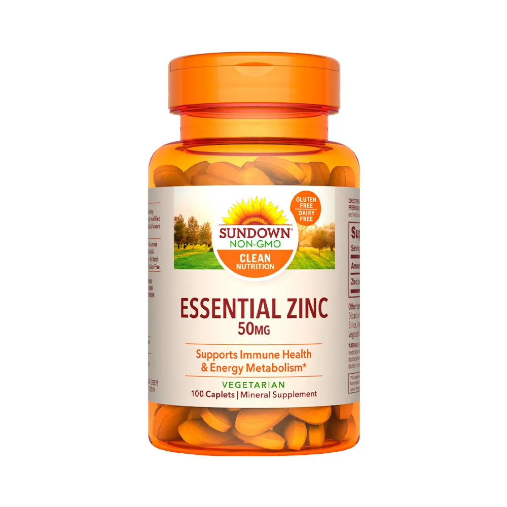 P1248928.webp Suplemento Mineral Sundown Essential Zinc 50MG 100 C?psulas - Imagen 1