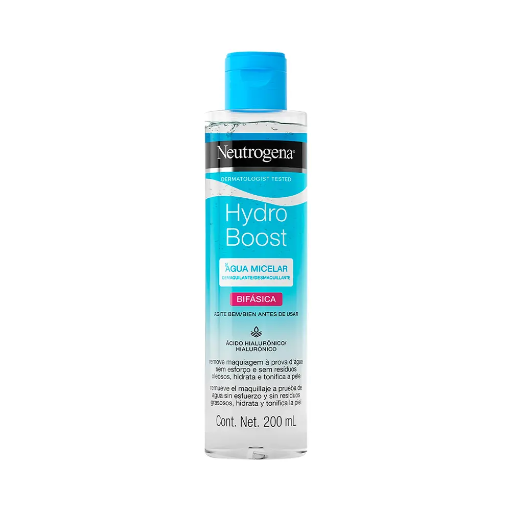 P1249379.webp Agua Micelar Desmaquillante Neutrogena Hydro Boost Bifasica 200ml - Imagen 1