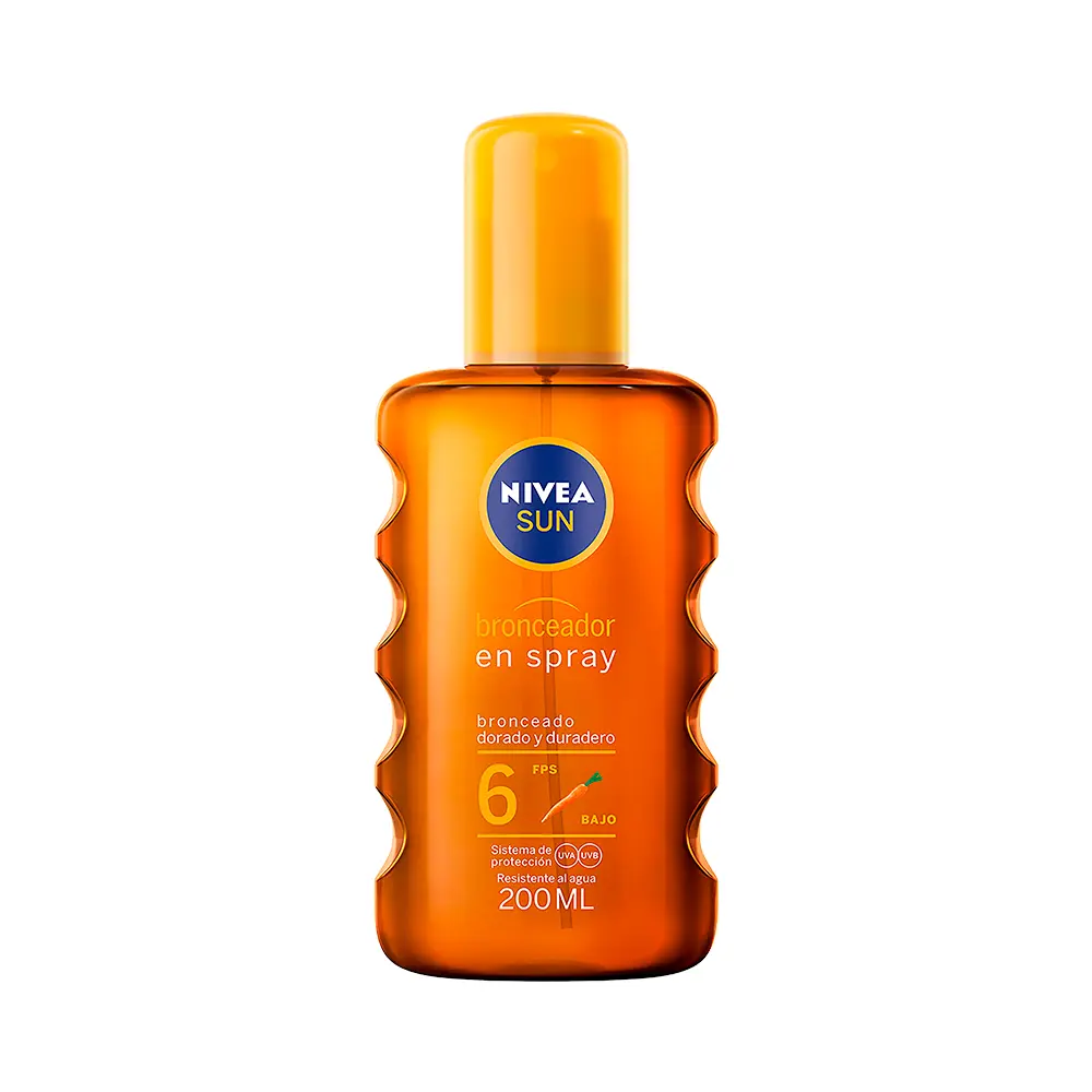 P1251001.webp Bronceador en Spray Nivea Sun FPS 6 200ml - Imagen 1