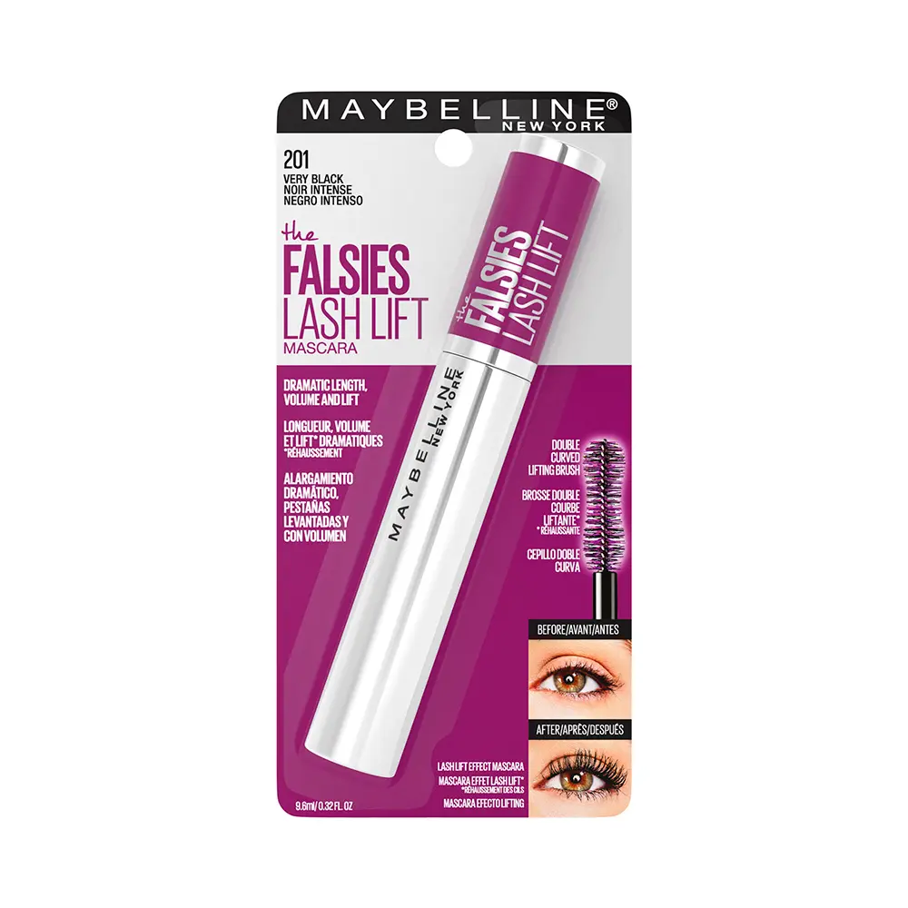 P1251367.webp Mascara de Pestañas Maybelline The Falsies Lash Lift 201 Very Black - Imagen 1