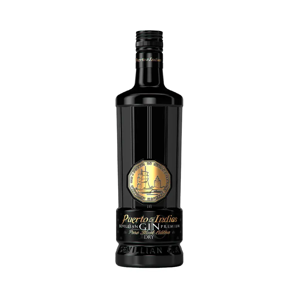 P1846090.webp Gin Puerto de Indias Pure Black 1 litro - Imagen 1