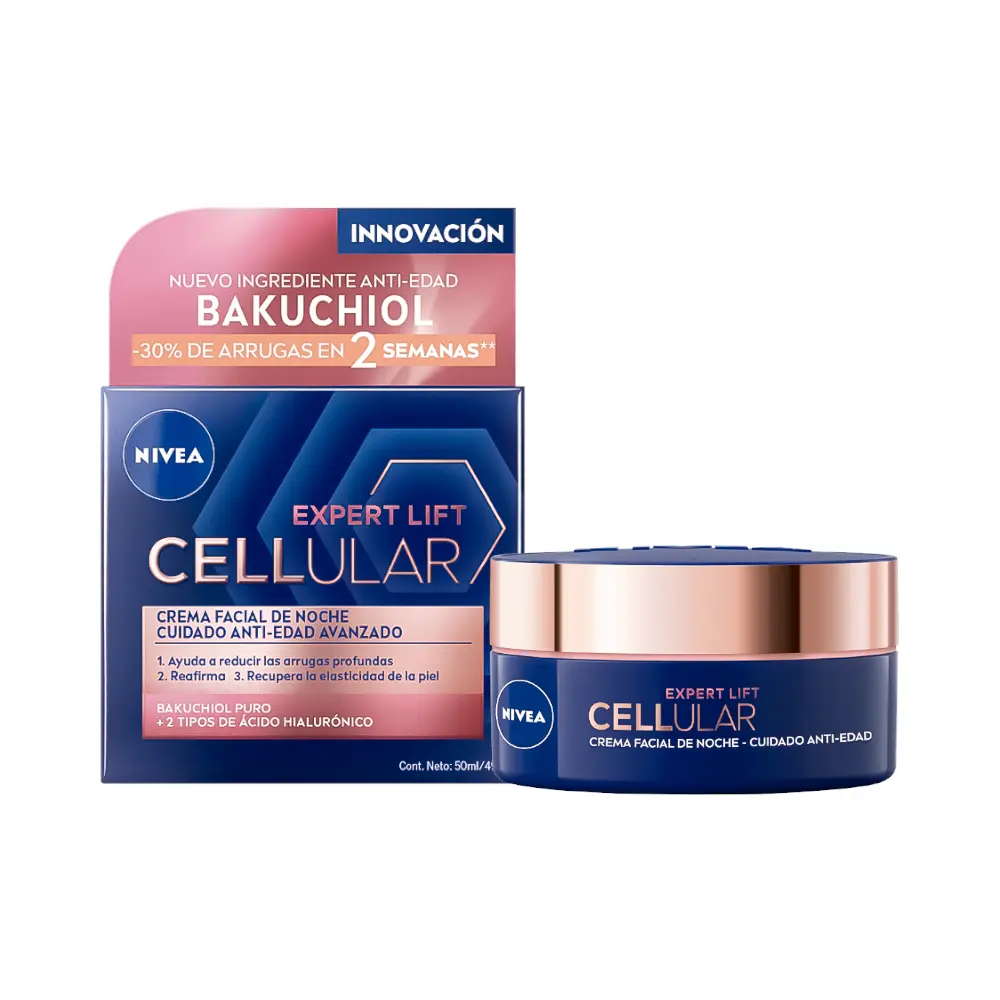 P1848182.webp Crema Facial Nivea Cellular Expert Lift Noche 50ml - Imagen 1