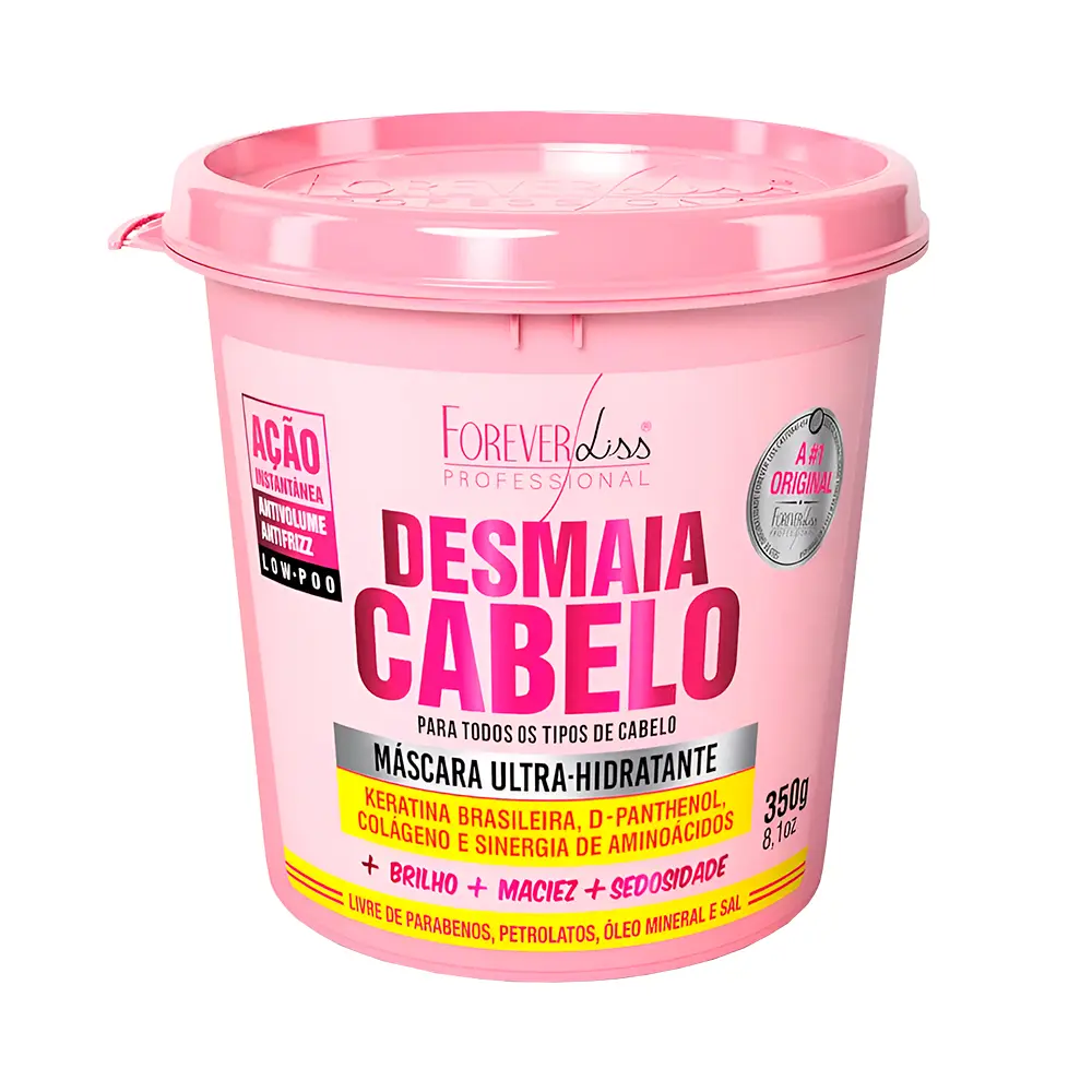P1850071.webp Mascara Capilar Forever Liss Desmaia Cabelo Ultra Hidratante 350gr - Imagen 1