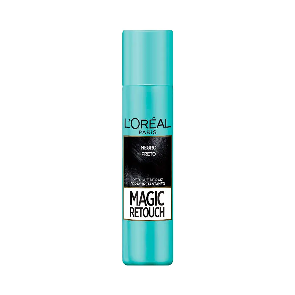 P1851268.webp Retoque de Raiz Spray Loreal Magic Retouch Negro 75ml - Imagen 1