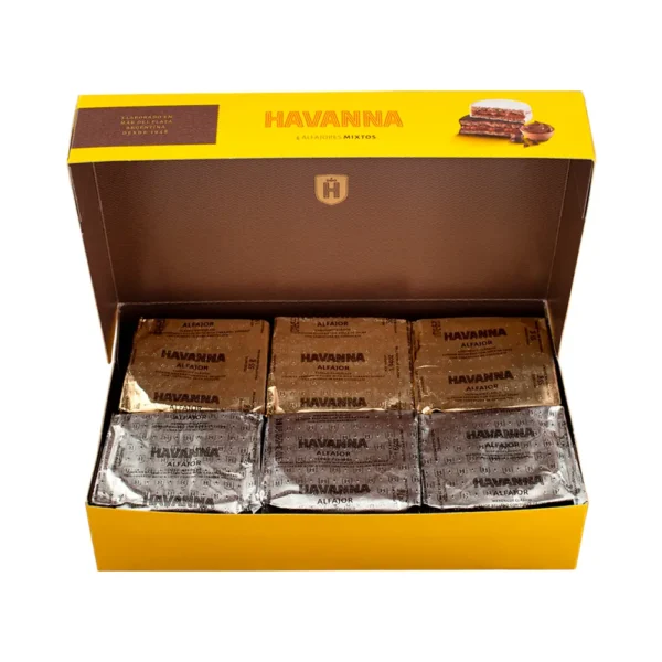 Alfajor Havanna Mixto Blanco y Negro - 6 Unidades - Imagen 2
