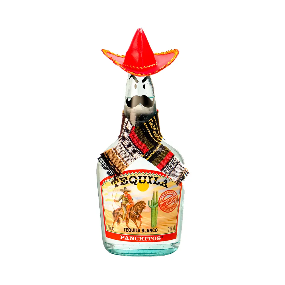 P33378.webp Tequila Blanco Panchitos 700ml sin caja - Imagen 1