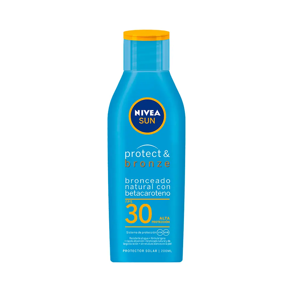 P36805.webp Protector Solar Nivea Sun Protect & Bronze FPS 30 200ml - Imagen 1