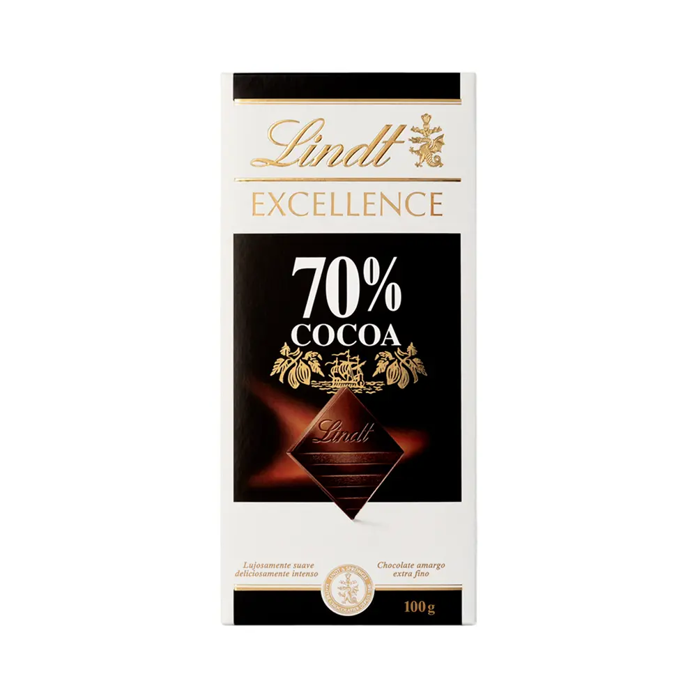 P37920.webp Tableta Chocolate Lindt Excellence 70% Cacao 100gr - Imagen 1