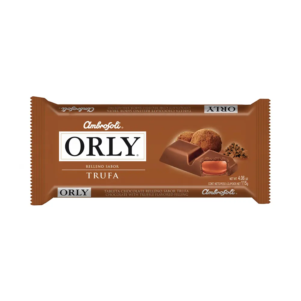 P70770.webp Tableta Chocolate Orly Ambrosoli Trufa 115gr - Imagen 1