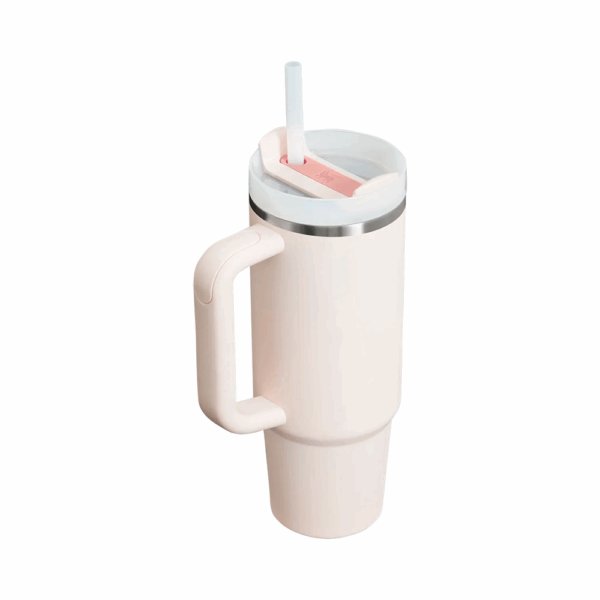 Vaso Térmico Stanley Quencher H2.0 Tumbler 887ml - Rose Quartz - Imagen 2