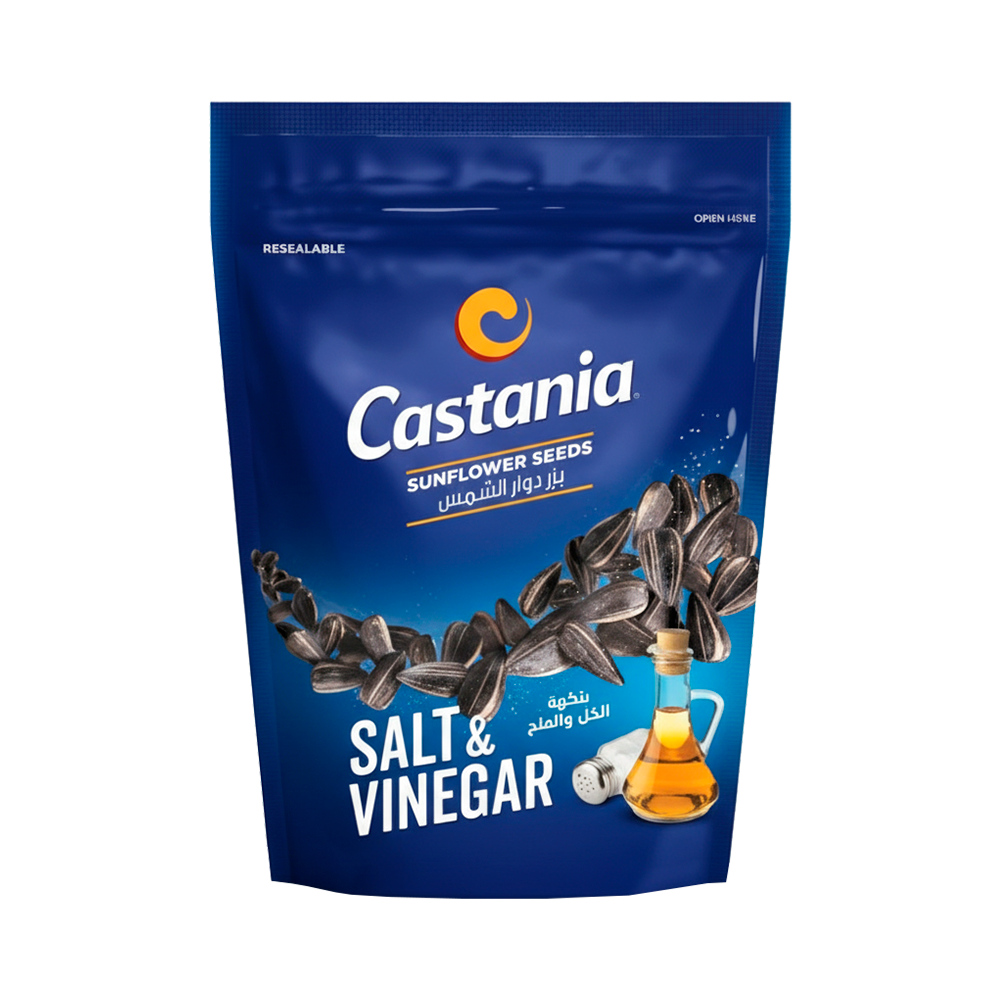 P1845611 Castania Semillas de girasol con sal y vinagre 150g - Imagen 1