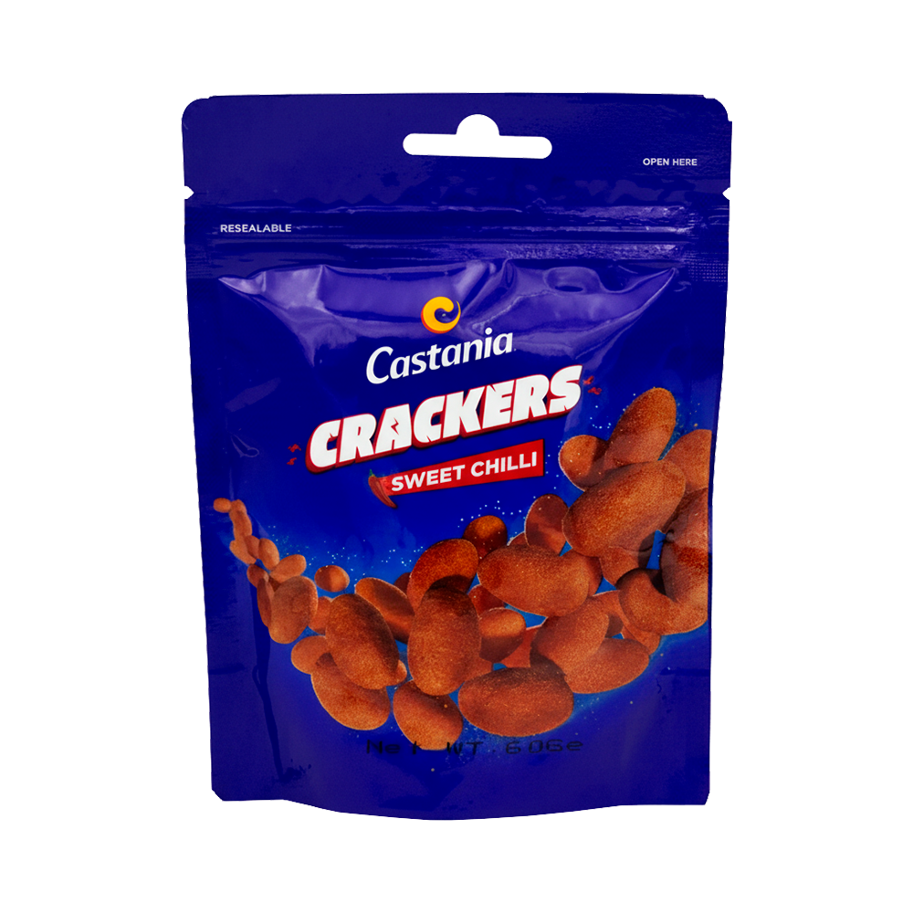 P1845619 Castania Crackers Sweet Chili 60g - Imagen 1