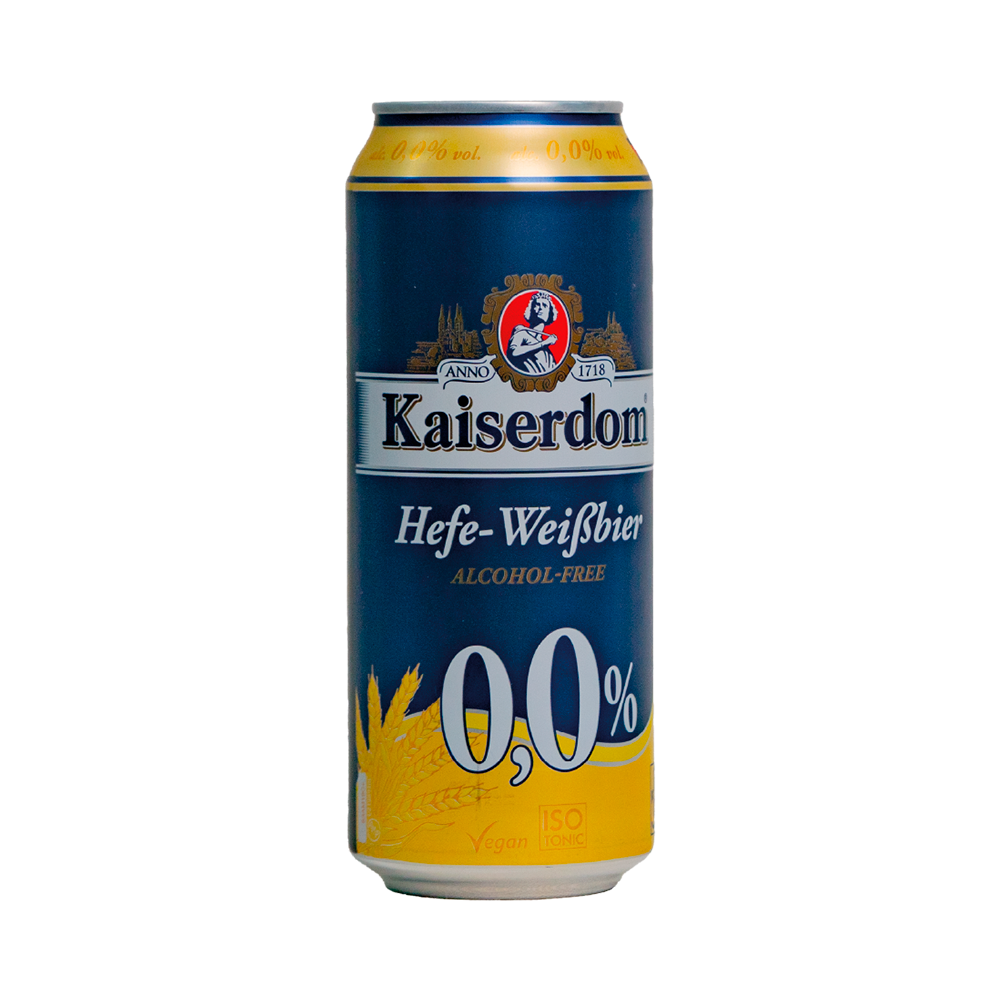 baseXdeXproductosXdelXsite Cerveza Kaiserdom Hefe-Weibbier Sin Alcohol Lata 500ml - Imagen 1