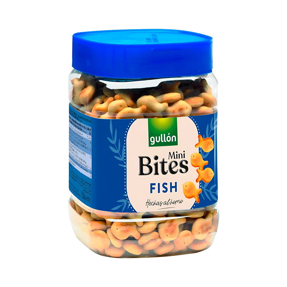 P1234643 Galletitas Gullón Saladas Mini Bites Fish 350g - Imagen 1