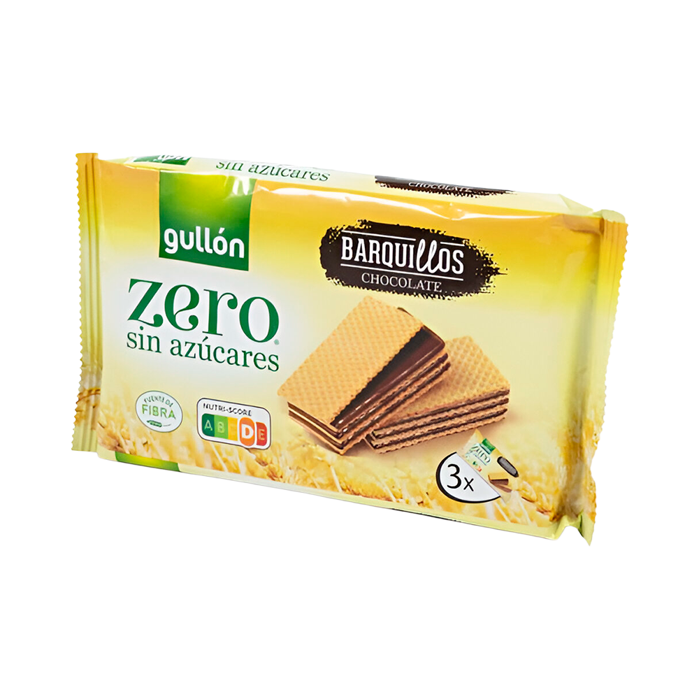 P885868 Galletitas Gullón Wafer de Chocolate Sin Azúcar 70g - Imagen 1
