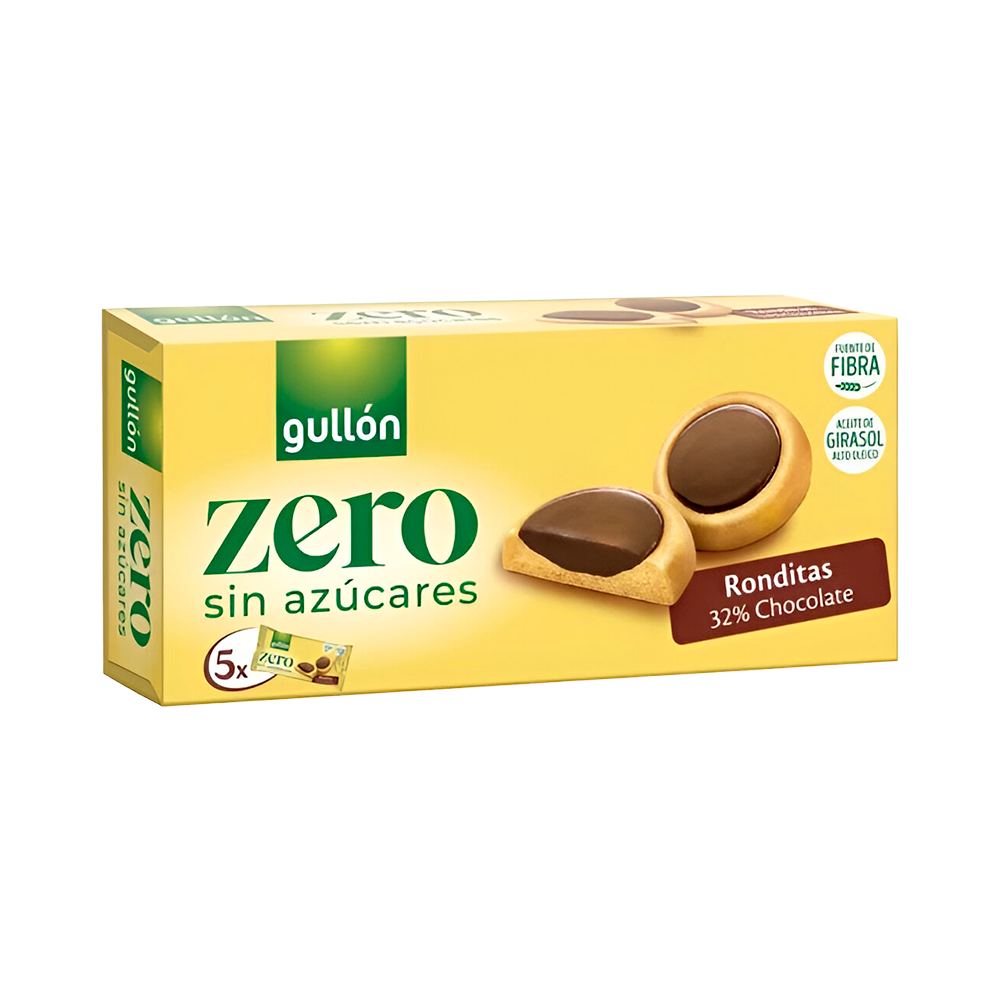 P885880 Galletitas Gullón Ronditas sin Azúcar 186g - Imagen 1