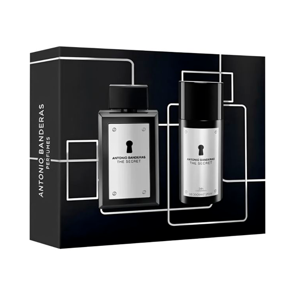 P8981311 Kit Antonio Banderas Secret EDT 100ml + Desodorante Spray 150ml - Imagen 1