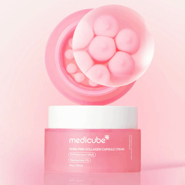 Crema Facial Medicube PDRN Pink Collagen Capsule - 55g - Imagen 5