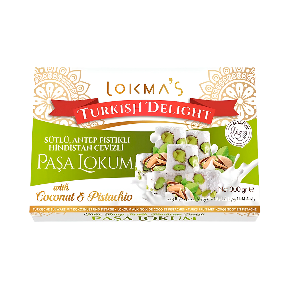 P8987356 Lokmas Delight con Coco y Pistacho 300g - Imagen 1
