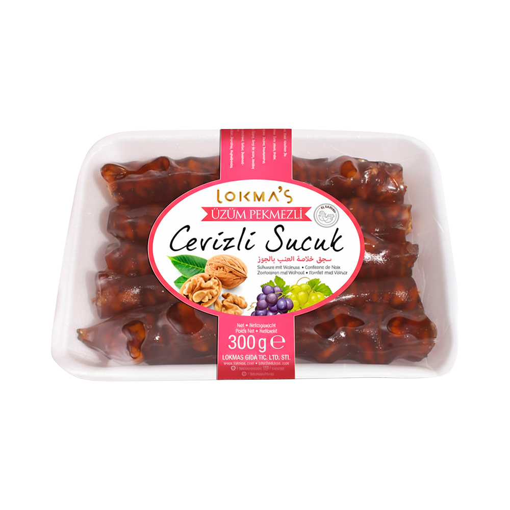 P8987358-2 Lokmas Delicias de Nuez con Uva 300g - Imagen 1