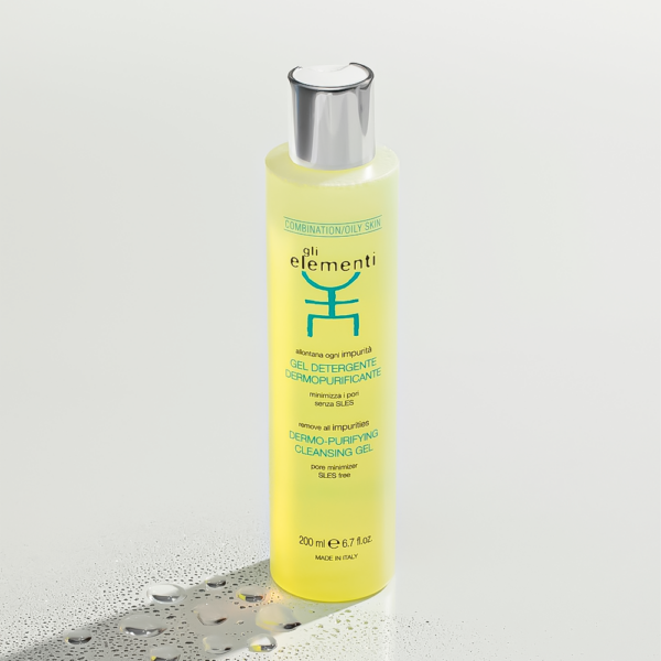 Gel Limpiador Gli Elementi Dermo-Purifying Cleansing - 200ml - Imagen 3