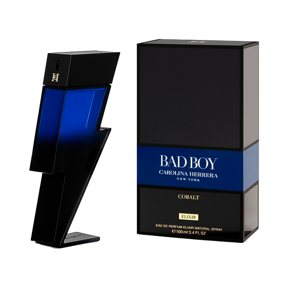 P1852208 Perfume Carolina Herrera Bad Boy Cobalt Elixir EDP 100ml - Masculino - Imagen 1