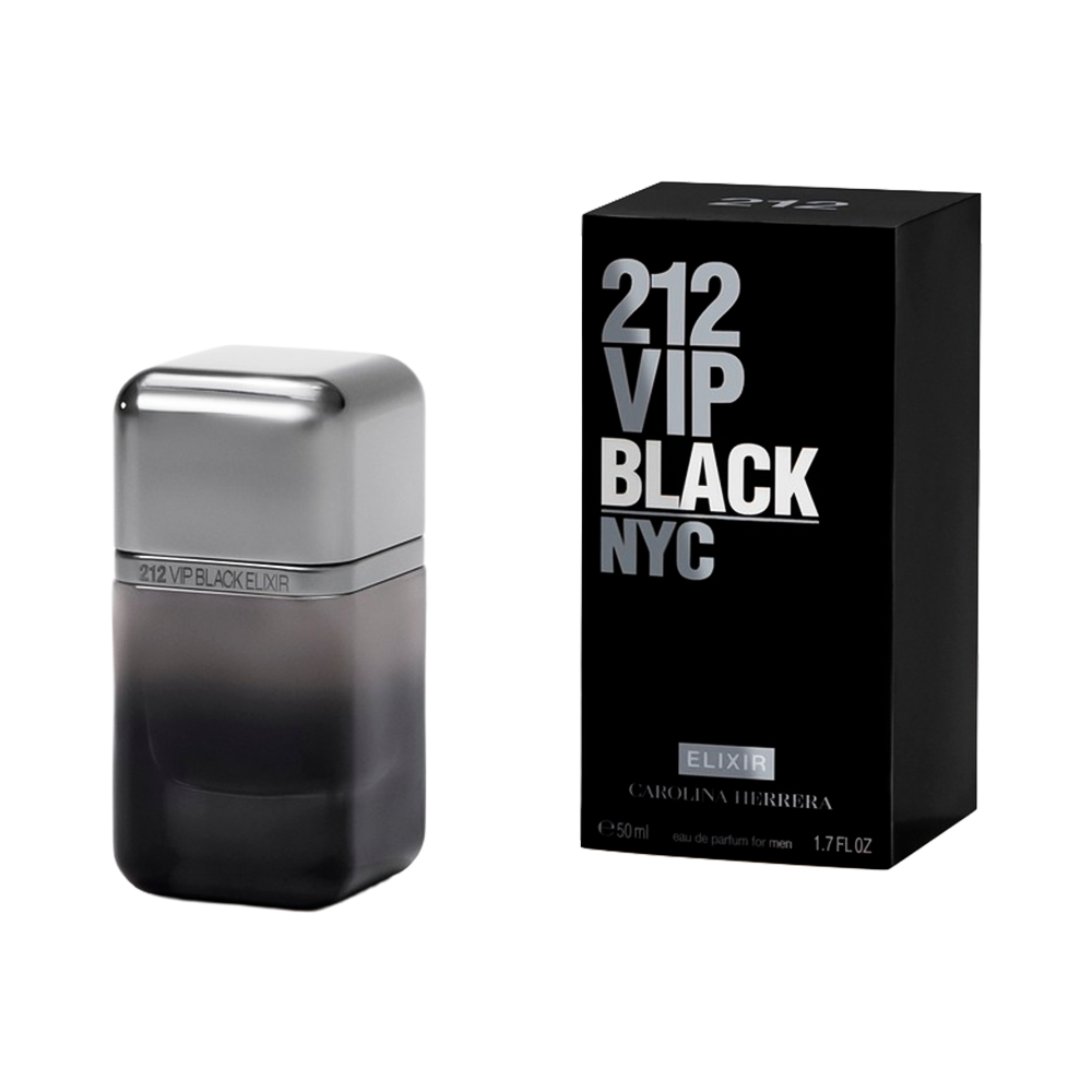 P8984511 Perfume Carolina Herrera 212 Vip Black Elixir EDP 50ml - Masculino - Imagen 1