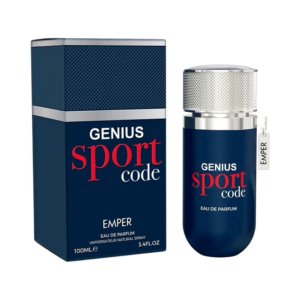 P8988194 Perfume Emper Genius Sport Code EDP 100ml - Masculino - Imagen 1