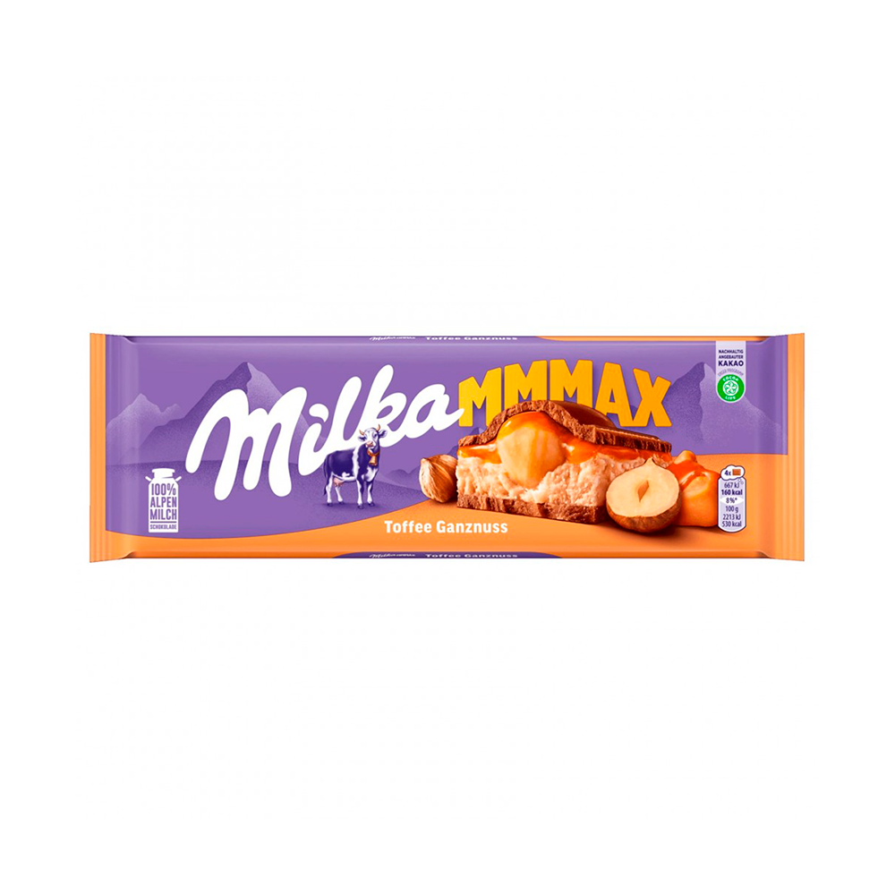 P8981865 Chocolate Milka Caramelo y Avellanas 300g - Imagen 1