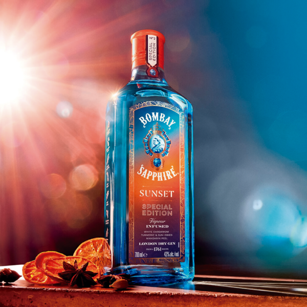 Gin Bombay Sapphire Sunset 750ml - Imagen 2
