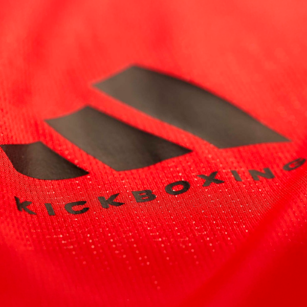 Remera Adidas kickboxing ADIKBTS100 - Rojo/Negro - Imagen 3