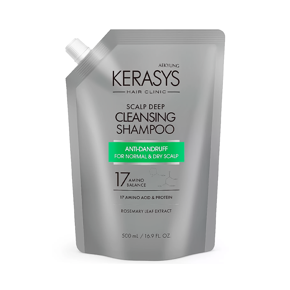 P1234306 Shampoo Kerasys Refil Scalp Deep Cleansing 500ml - Imagen 1