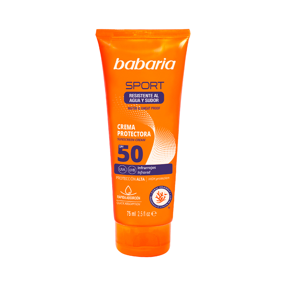 P1250540 Protector Solar Facial Babaria Sport SPF50 - 75ml - Imagen 1