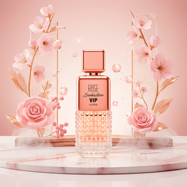 Perfume Maison Alambra Rose Seduction Vip EDP 100ml - Femenino - Imagen 4