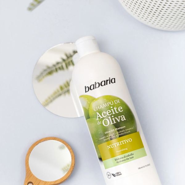 Shampoo Babaria Aceite de Oliva 700ml - Imagen 2