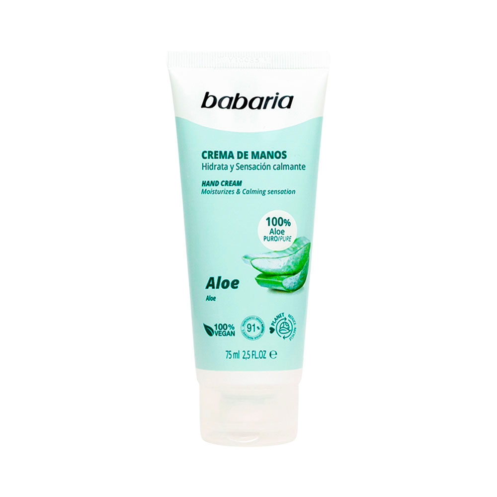 P8981248 Crema de Manos Babaria Aloe 75ml - Imagen 1