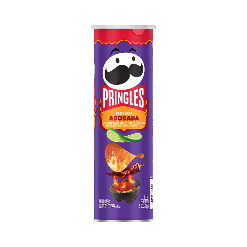 P8983229 Papas Fritas Pringles Enchilada Adobada 158g - Imagen 1