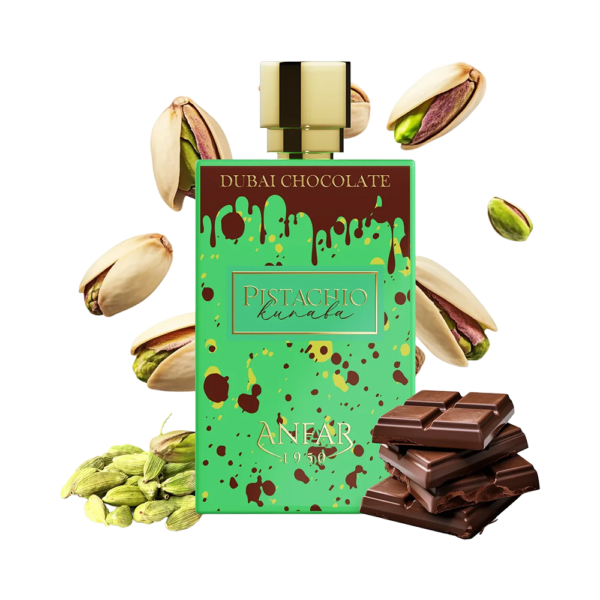Perfume Anfar Pistachio Dubai Chocolate EDP 80ml - Unisex - Imagen 2