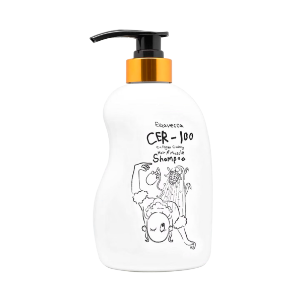 Shampoo Elizavecca CER-100 Collagen Coating Hair A+ Muscle - 500ml - Imagen 2