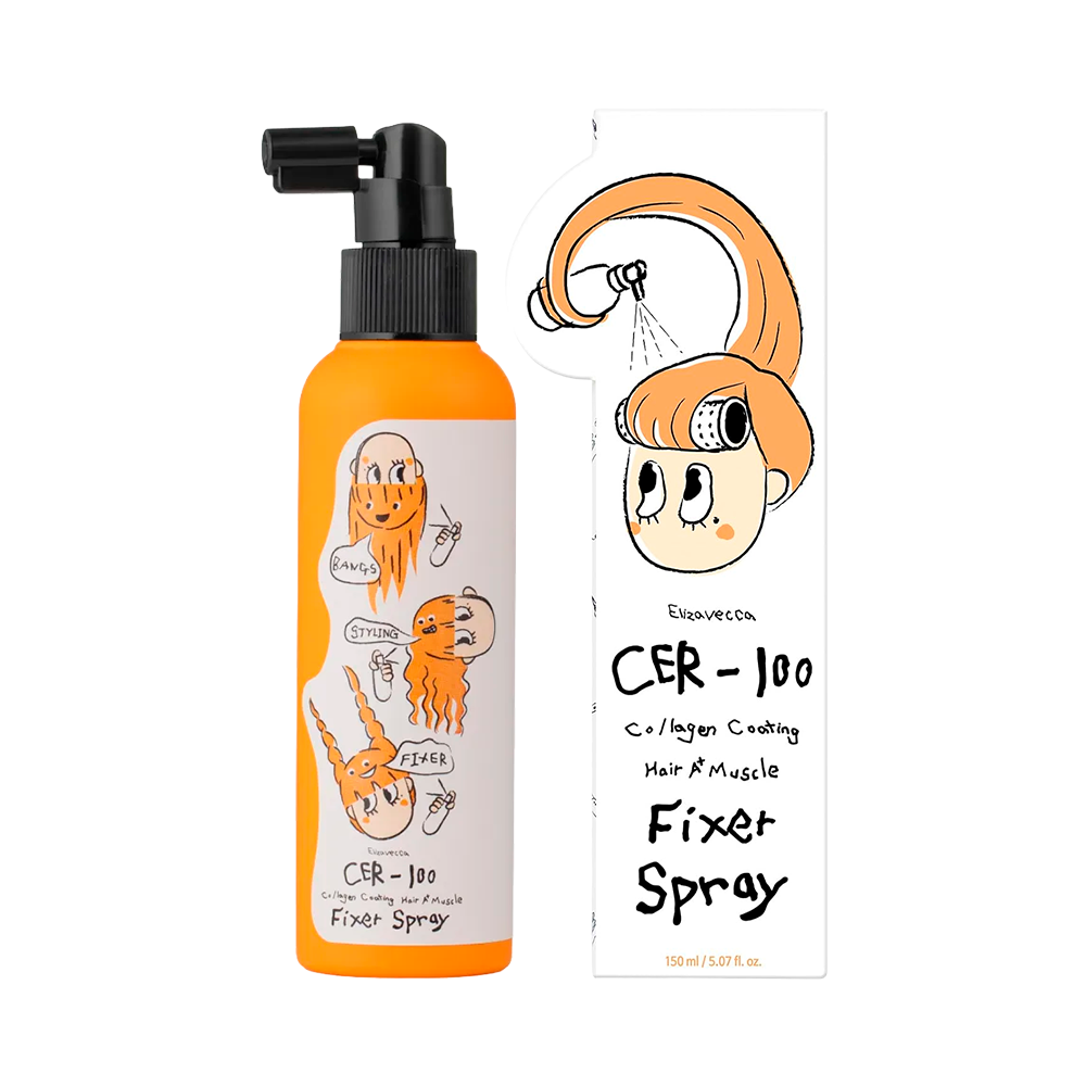 P8990338-1 Spray Fijador Elizavecca CER-100 Collagen Coating Hair A+ Muscle - 150ml - Imagen 1