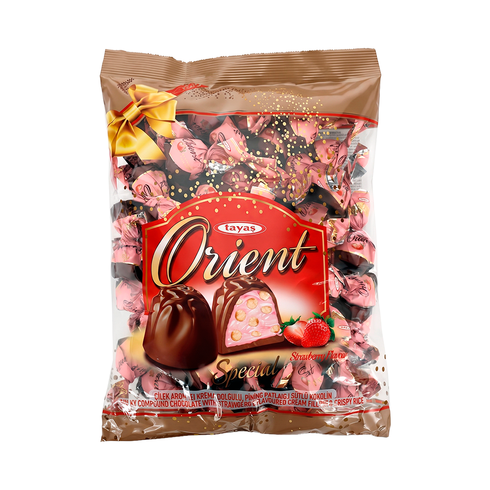 P1248550 Bombones Tayas Orient Special Sabor Frutilla - 1000g - Imagen 1