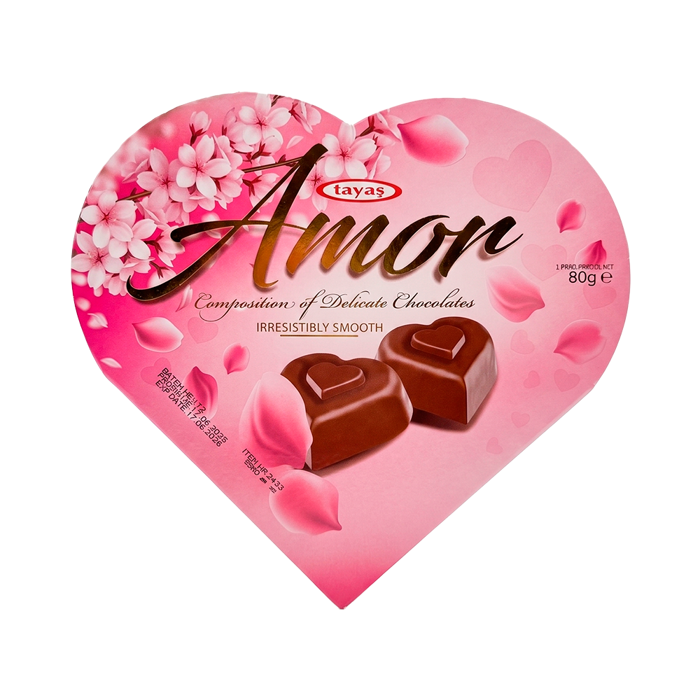 P1252025 Tayas Amor Pink Heart - 80g - Imagen 1