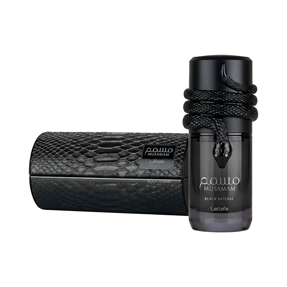 P8990624-2 Perfume Lattafa Musamam Black Intense EDP 100ml - Unisex - Imagen 1