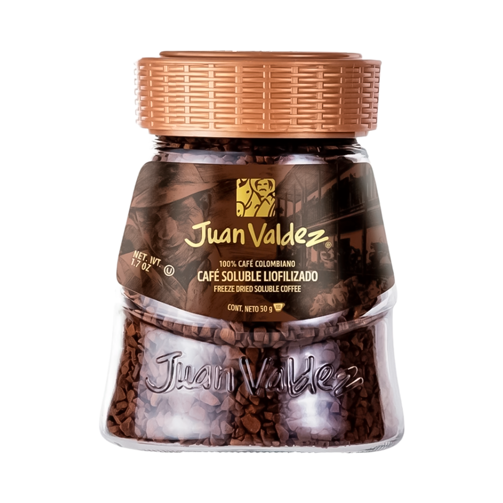 P1235735-2 Café Liofilizado Juan Valdez Clásico – 50g - Imagen 1